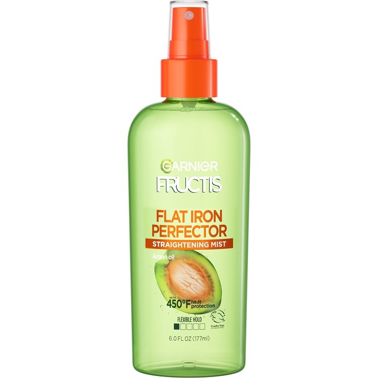 Front view of Flat Iron Perfector Straightening Mist.